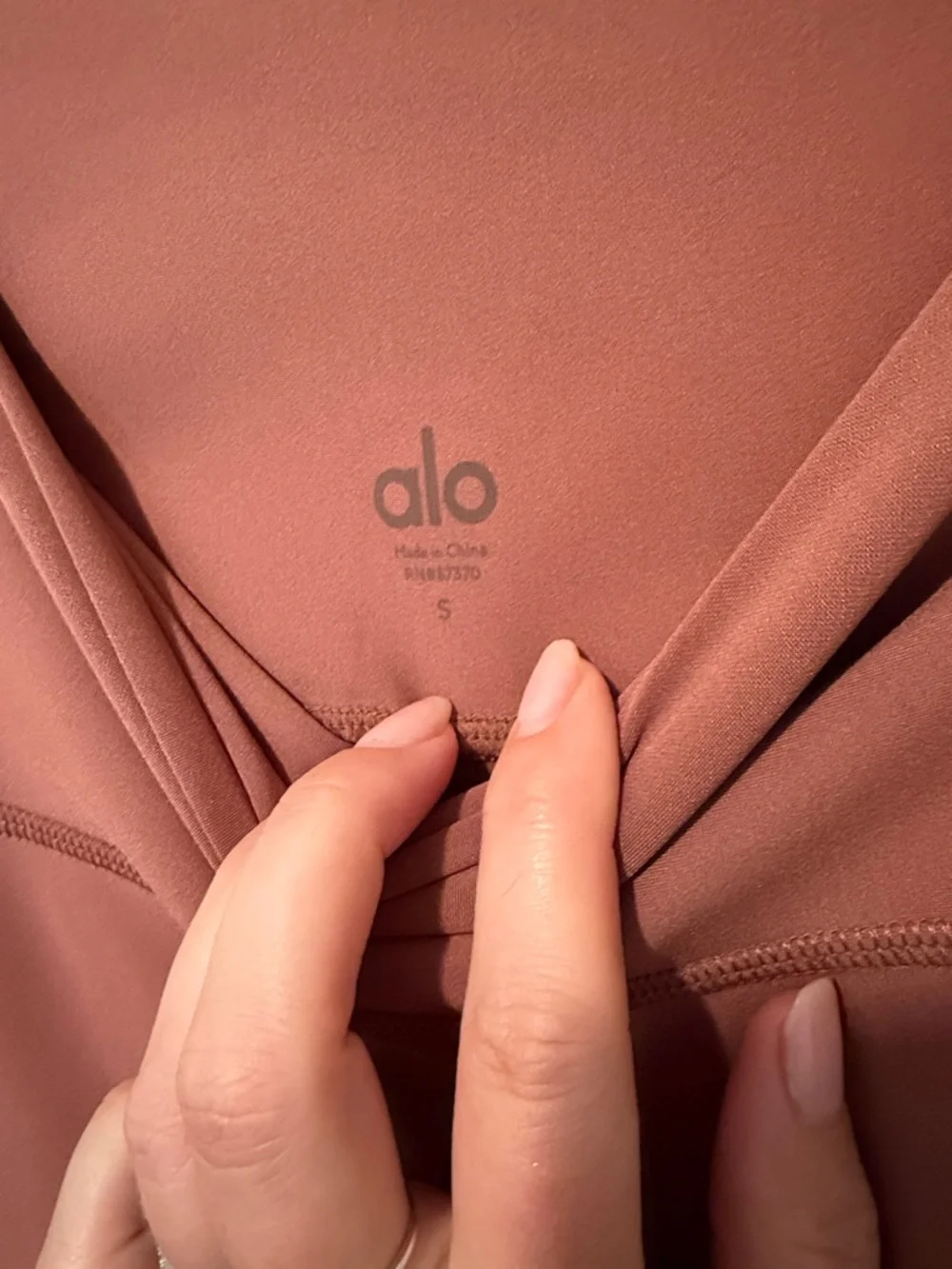 ALO Yoga High-Rise 7/8 Leggings - Chesnut - Picture 4 of 4